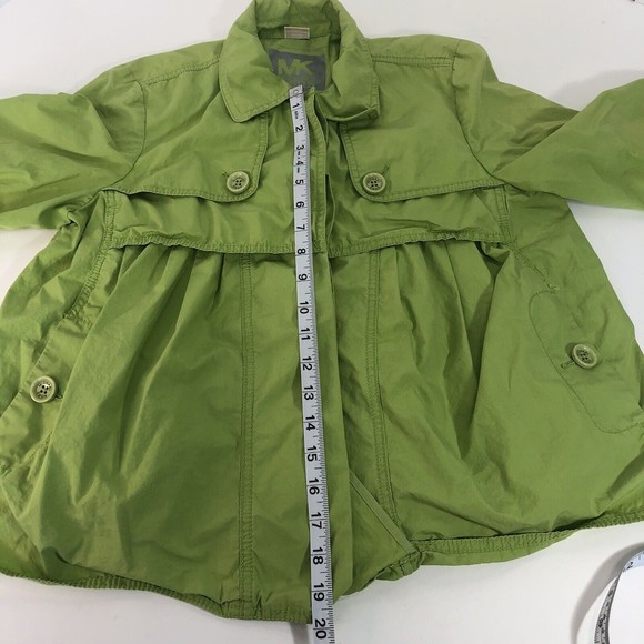 Womens Michael Kors Shirt/jacket, Button Up, Medium, Green, Long Sleeve, - Picture 6 of 12